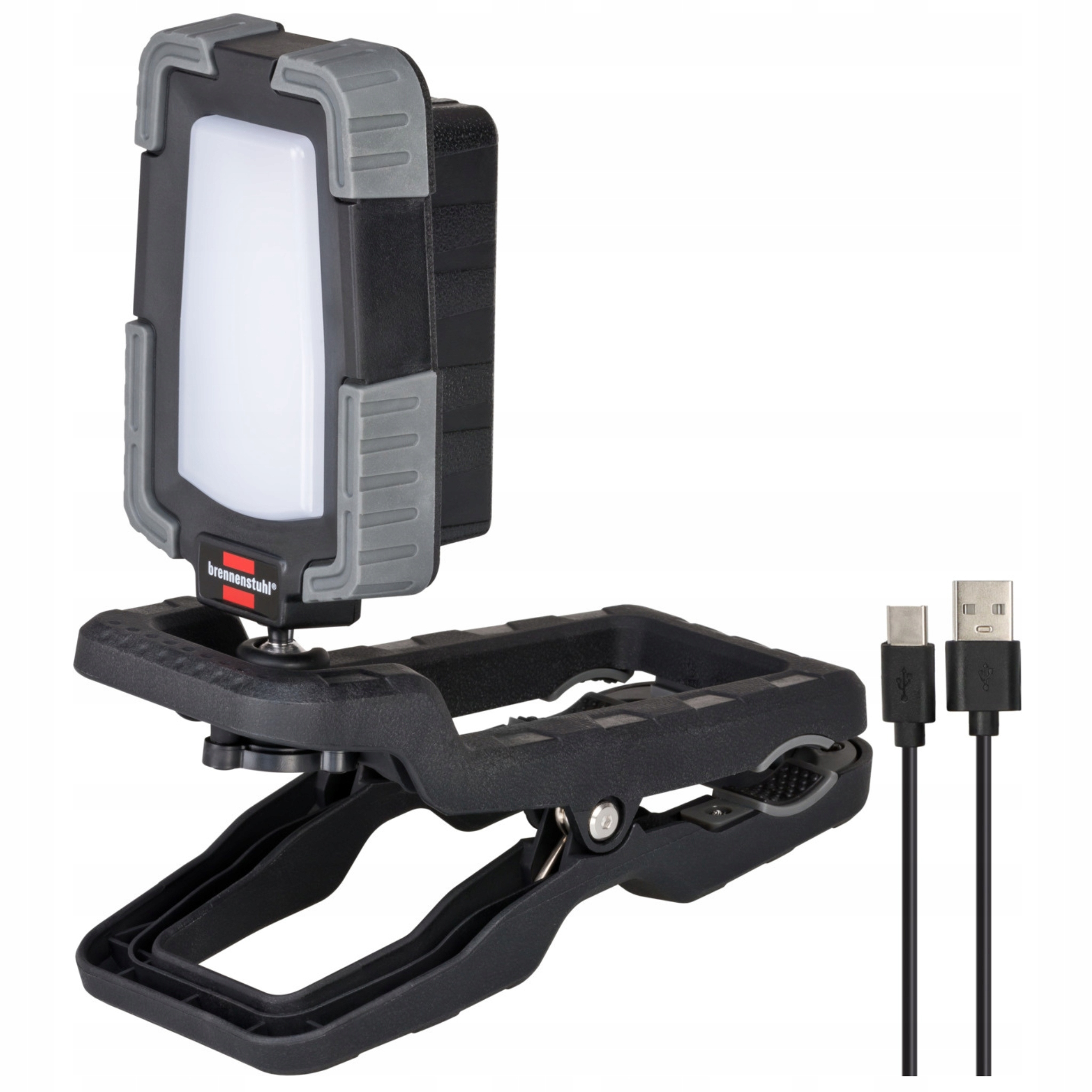Pracovní Led lampa CL 1050 Ma 10W 950lm Brennenstuhl se svorkou IP65 Usb