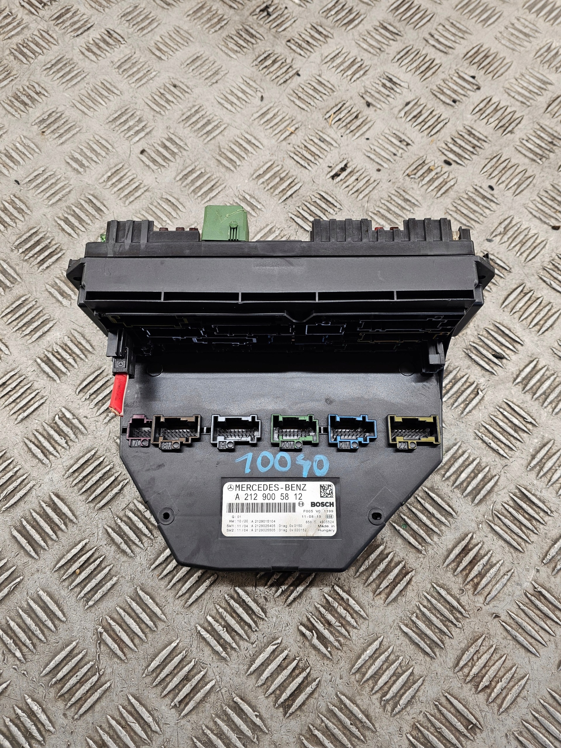 fuse box module SAM MERCEDES W204 A2129005812