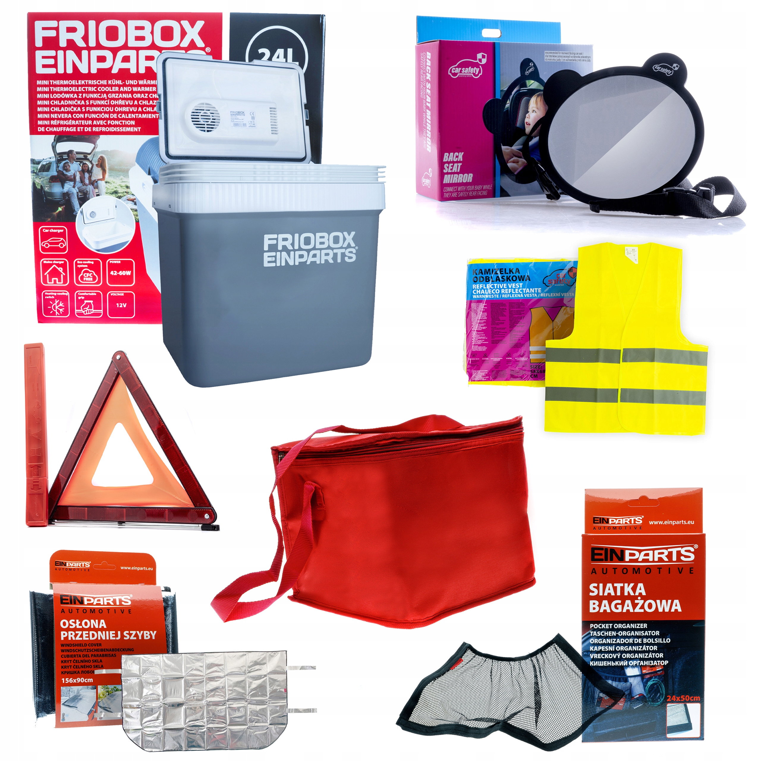 Sada Autochladnička Termotaška Zrcátko Pro Dítě Akcesoria