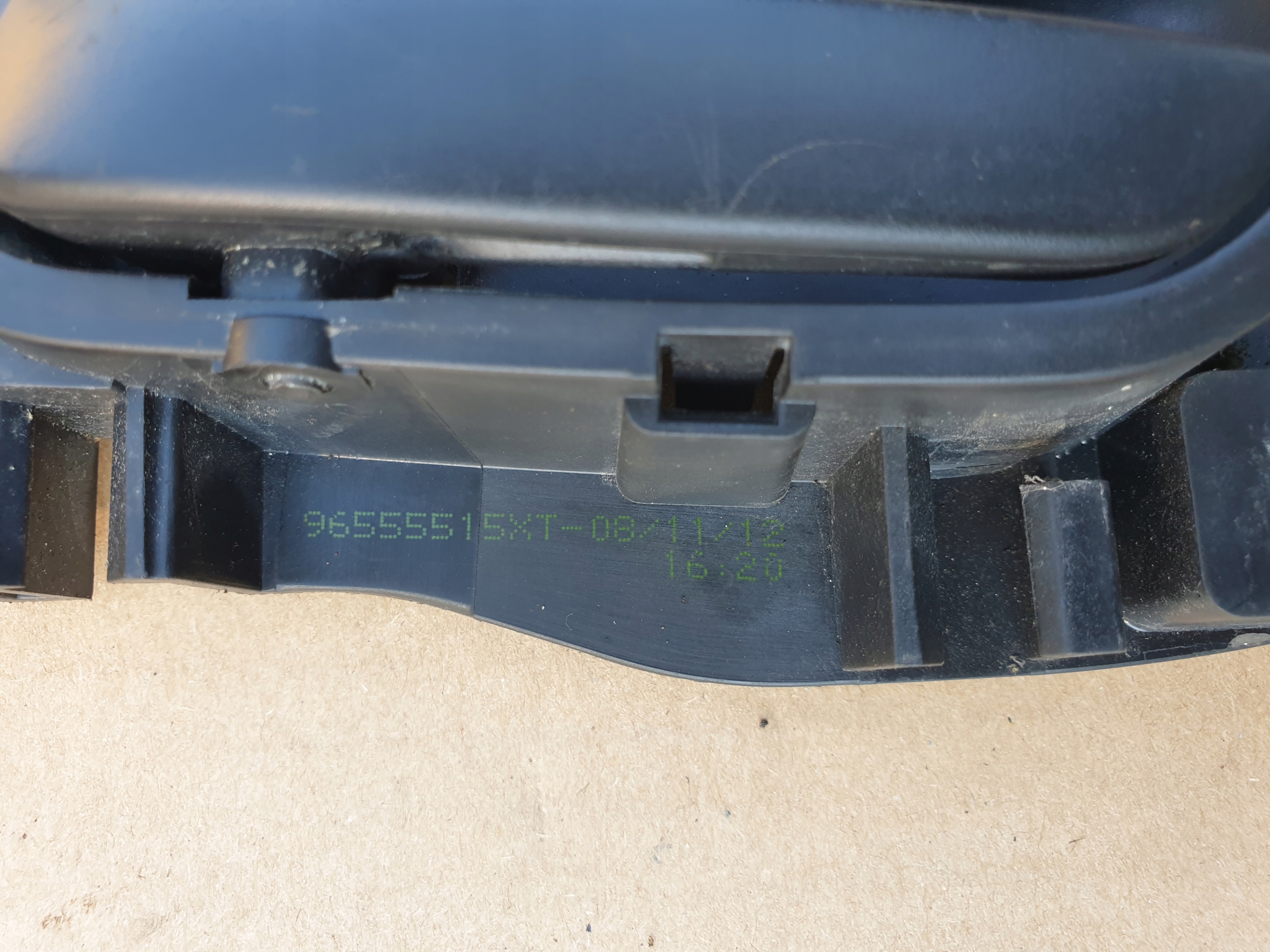handle inner left front PEUGEOT PARTNER 2 II EUROPA 96555515XT OE