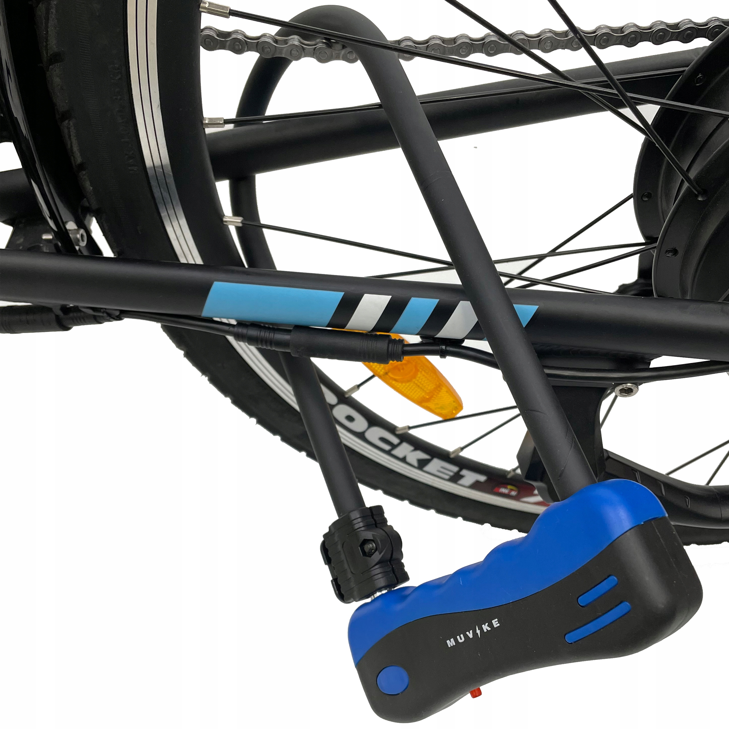 ZAPIĘCIE ROWEROWE U LOCK ZAPIĘCIE DO ROWERU MUVIKE U-SHAPE 320/14K STAL Typ zamka na kluczyk