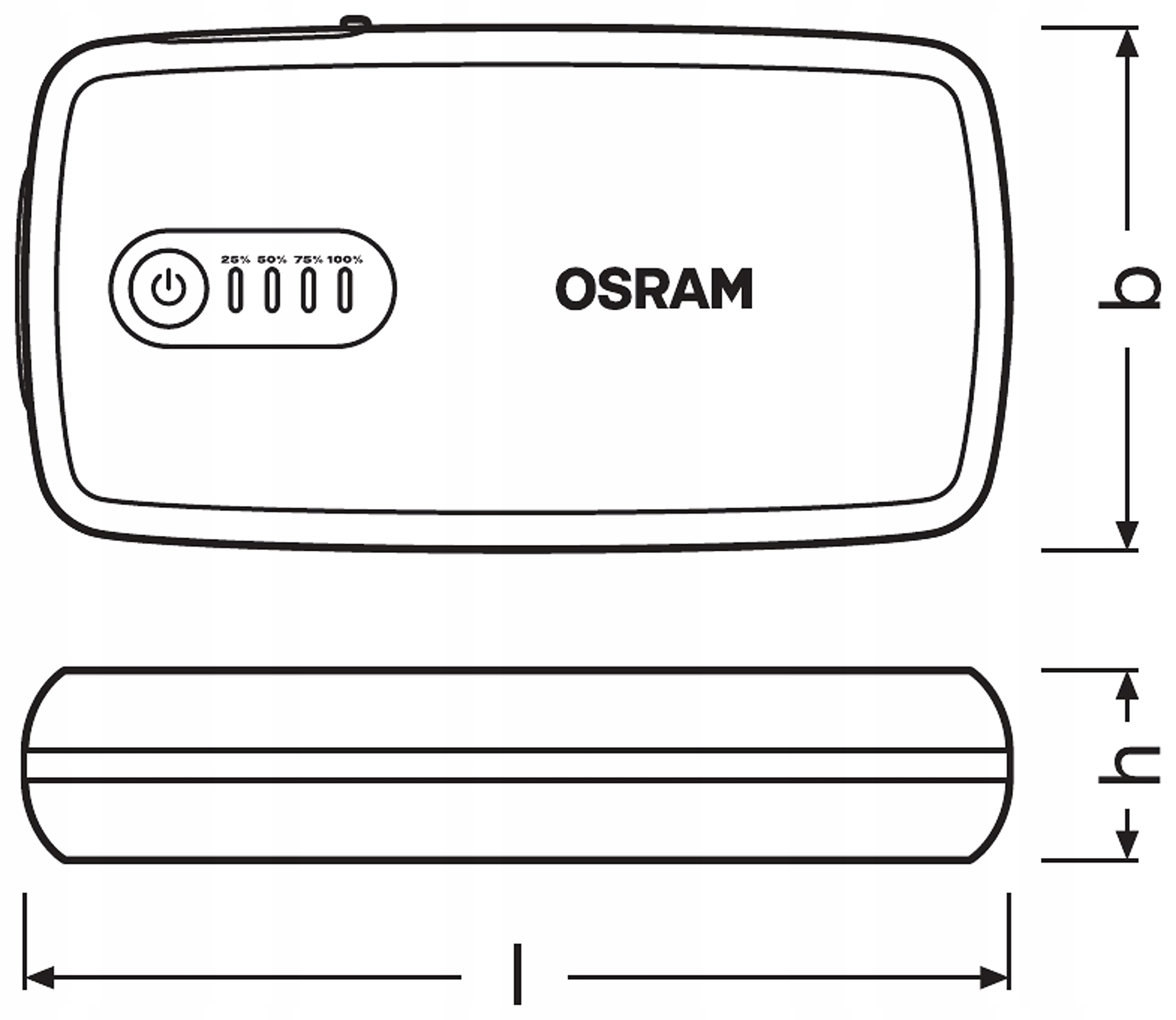 OSRAM BATTERYstart 300 Rozrusznik Akumulatorowy 1500A 12V Powerbank — miniatura 3