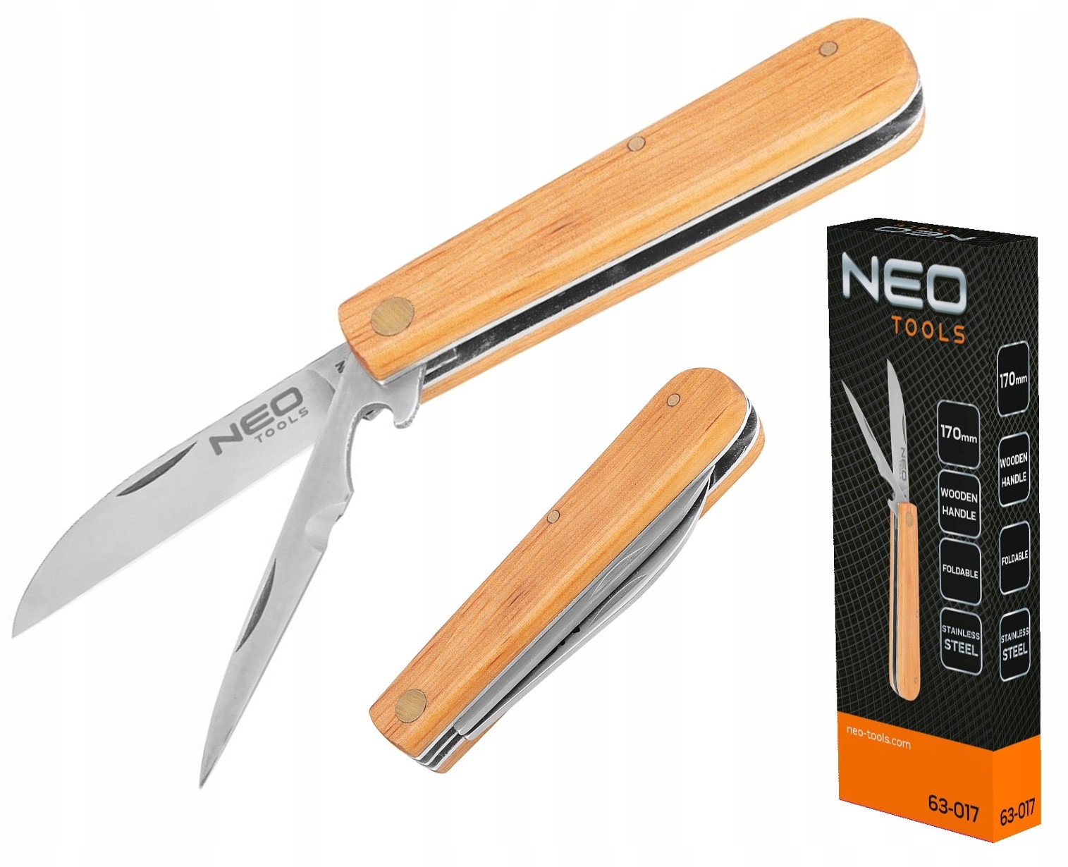 

Neo Nóż Monterski Ze Szpikulcem Składny Scyzoryk