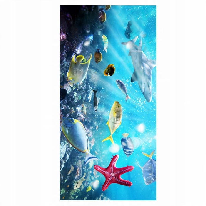 

Ręcznik plażowy 100x180 błękitny dno oceanu