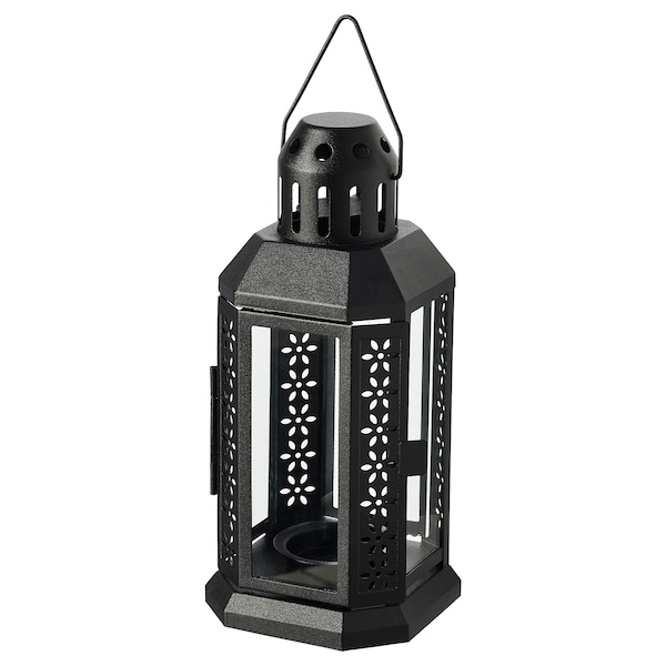 

Latarenka na tealight czarny wewn/zewn 22cm Enrum