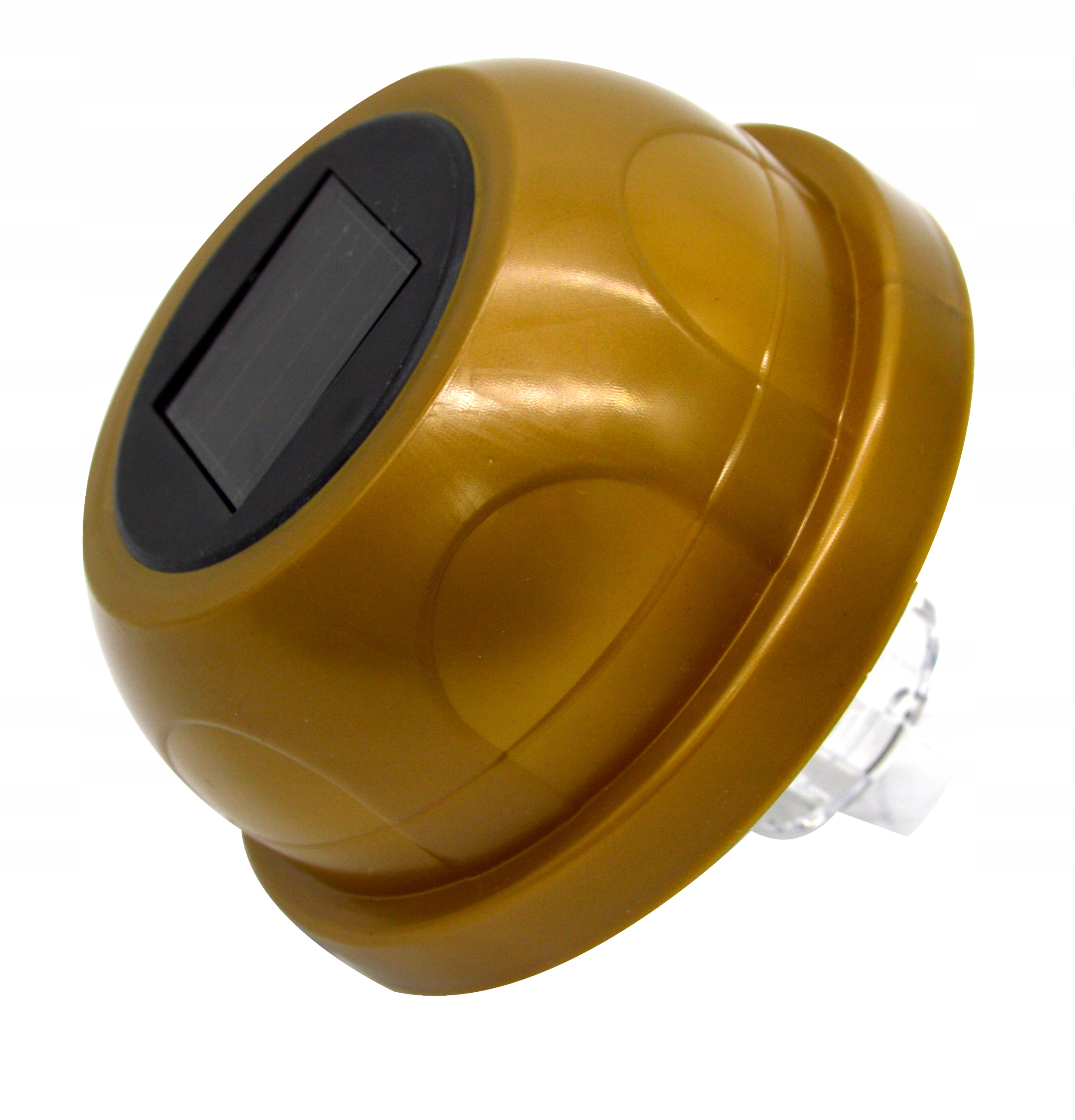 Kapturek solarny na znicz - 95mm - ZŁOTY