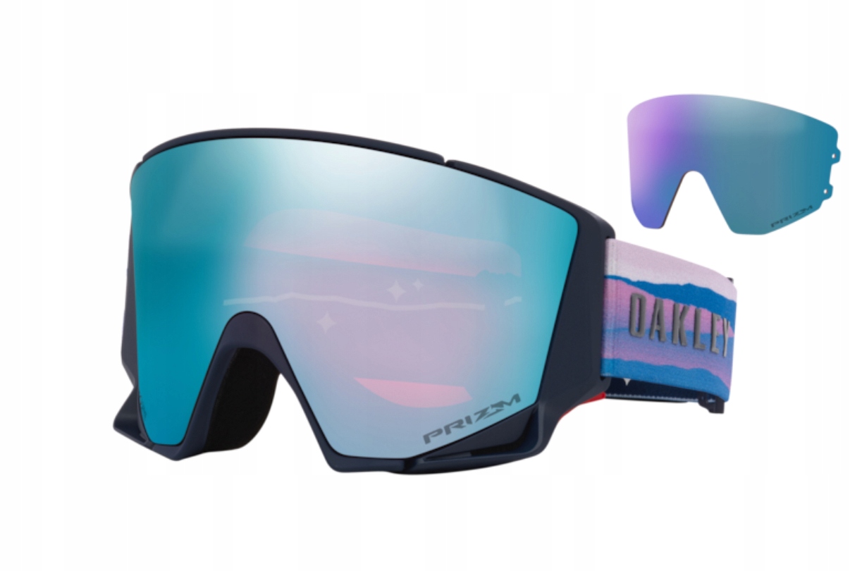 Gogle Oakley Flow Scape L Mikeala Shiffrin/prizm sapphire13%+ Iced38%