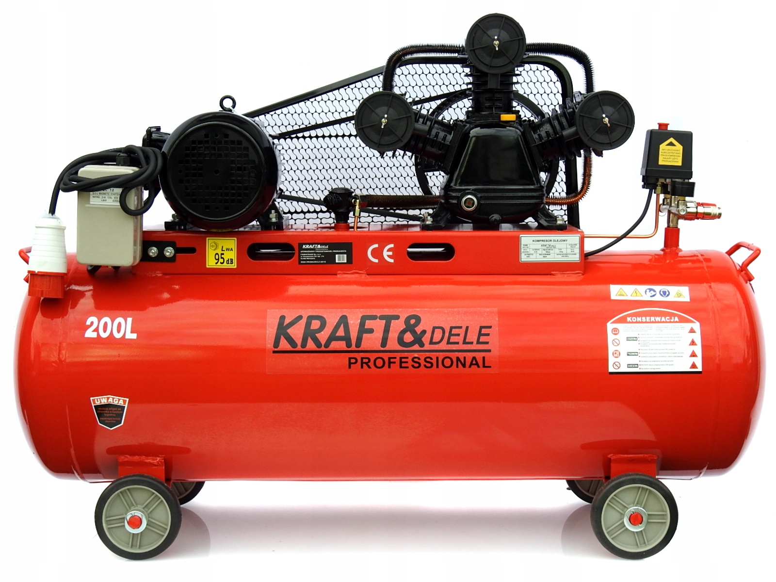 KOMPRESOR OLEJOWY 200L ZE SPRĘŻARKĄ 5.9KM 690 l/min EAN (GTIN) 5906168941016