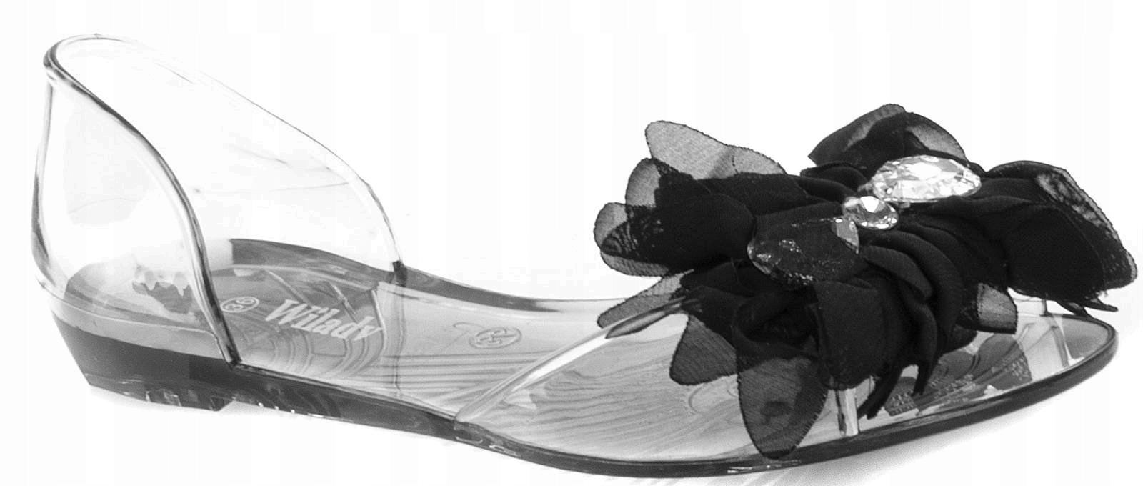 

5599 Transparentne Gumowe Balerinki Meliski 36