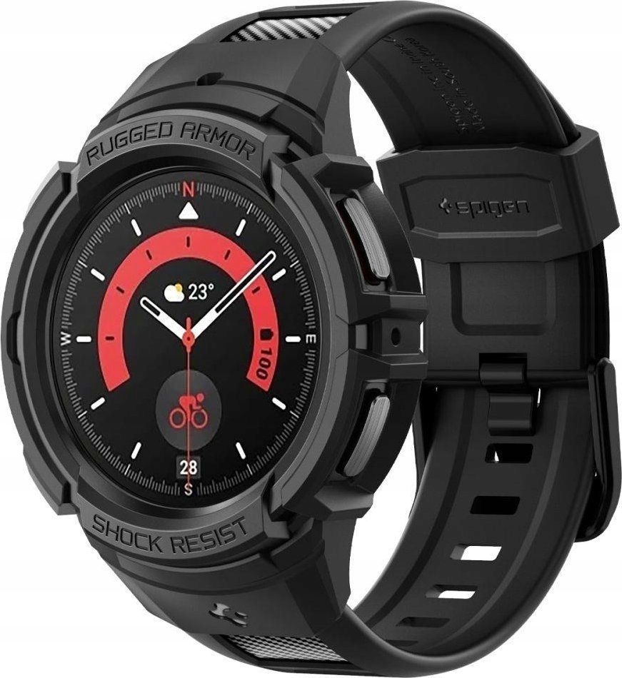 Spigen Spigen Rugged Armor ”pro” Galaxy Watch 5 Pro (45 MM) Black