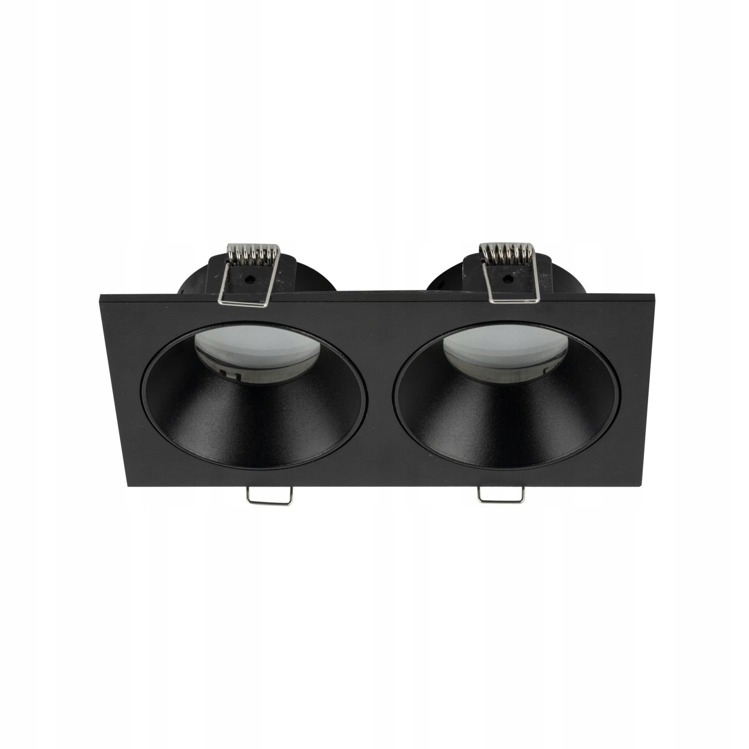 Dvojité zapuštěné kulaté stropní svítidlo Prisma Duo Black 10579 Tk Lighting