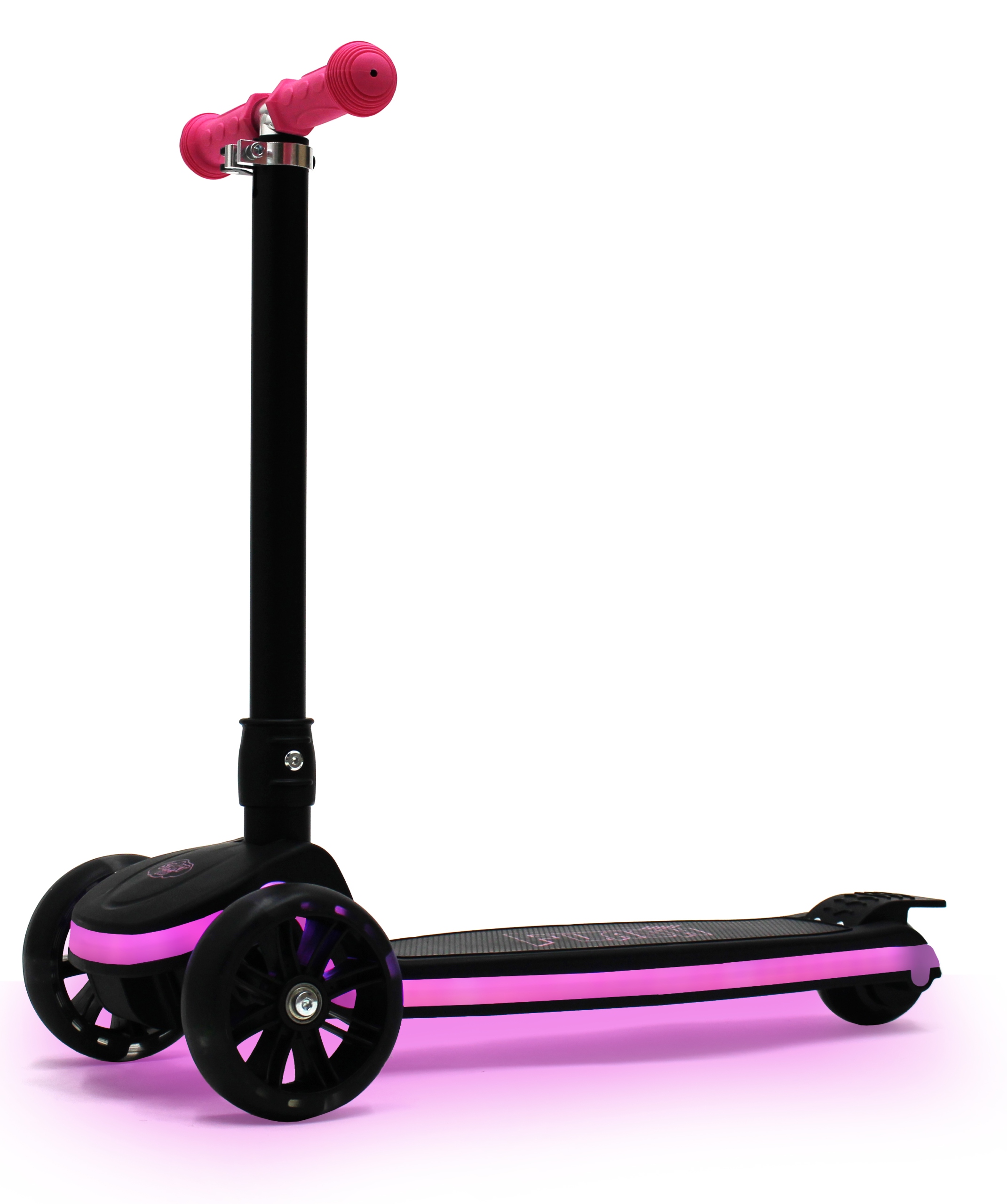 Hulajnoga Dla Dzieci Trójkołowa Balansowa Led Różne Efekty Mocna Solidna