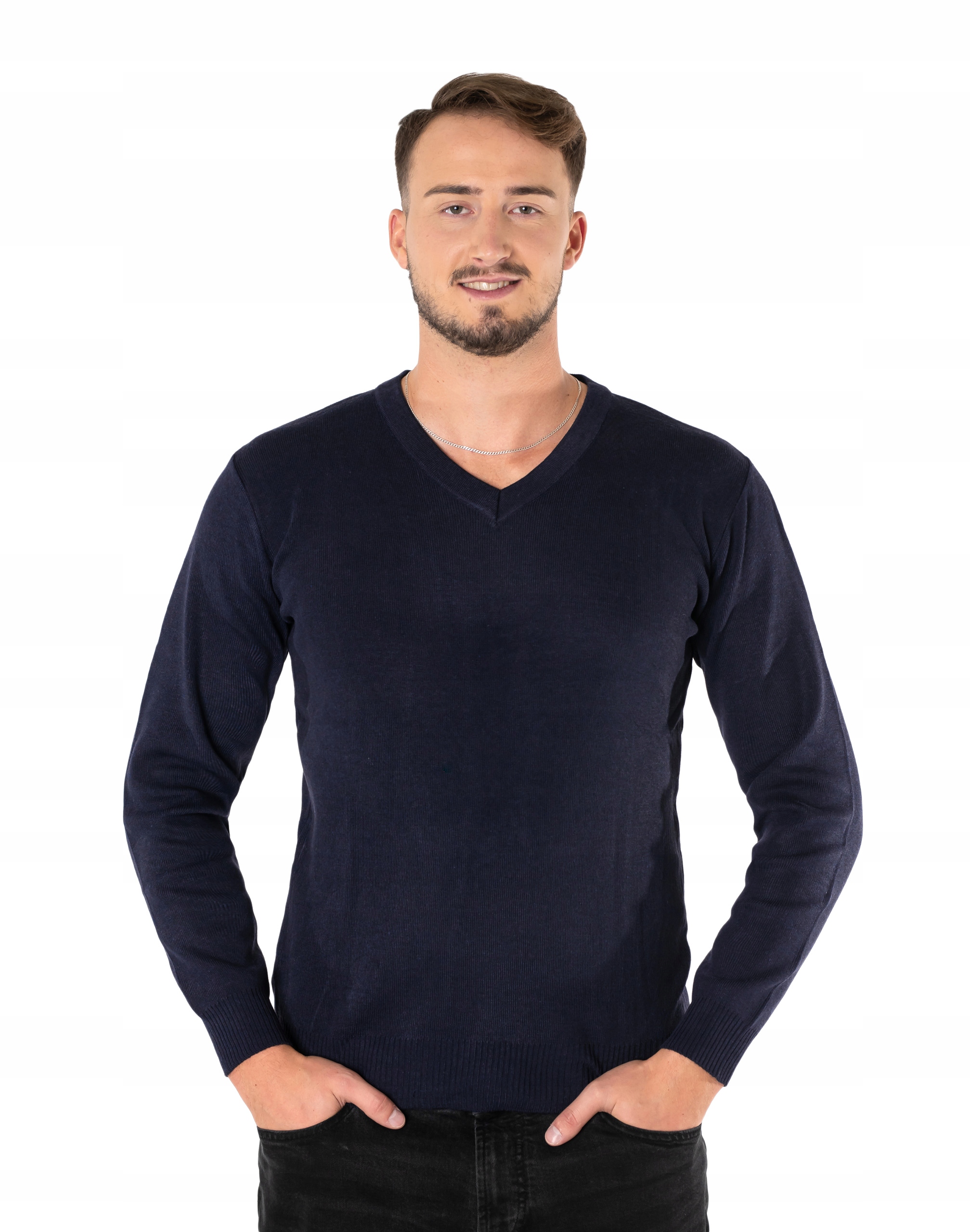 

Sweter Męski Serek Szpic Vneck 179-2 3XL