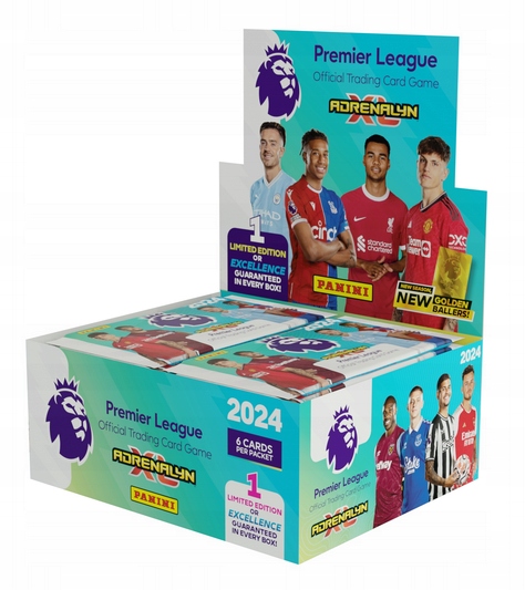 Panini Premier League 2024 36 sáčků 216 karet