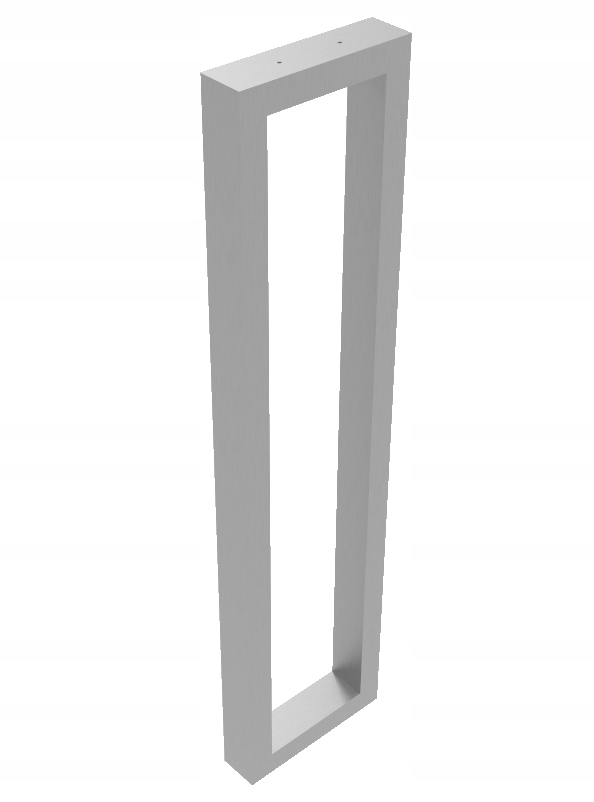 Noha nohy z nehrdzavejúcej ocele pre konzolu, rameno, stôl 20x85 cm, loft