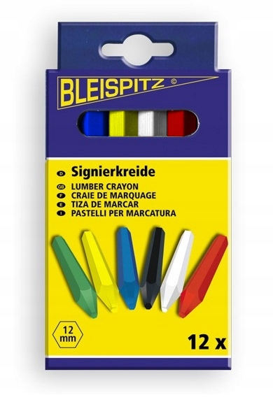 

Kreda budowlana kolorowa 12szt lubryka Bleispitz