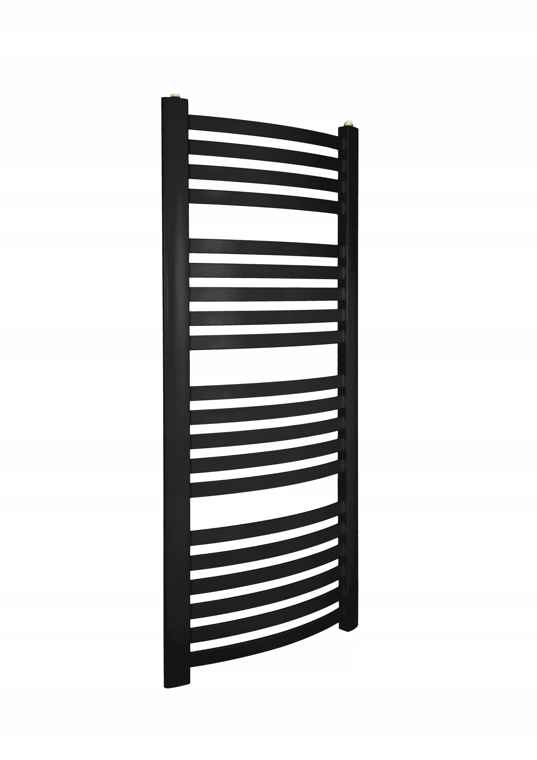 Grzejnik łazienkowy łukowate szczebelki technologia hightermo 470x980 Black
