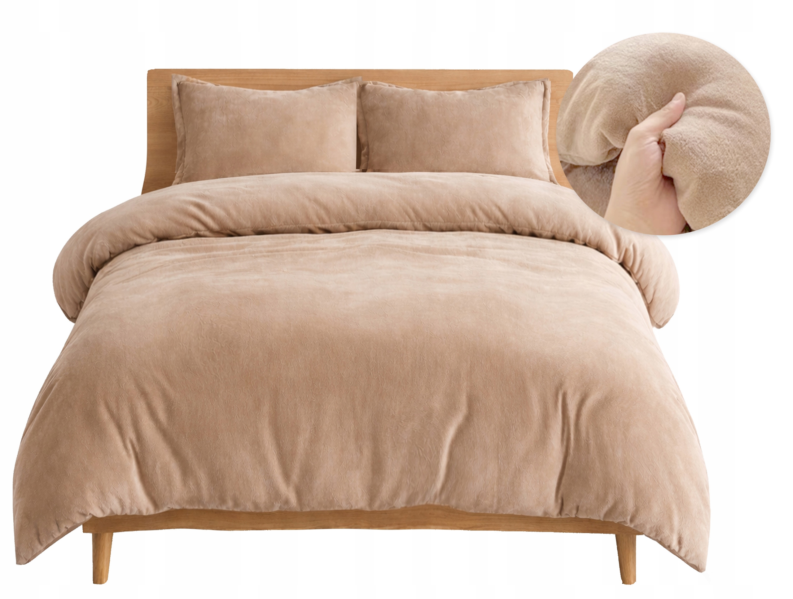 Povlečení 160x200 Samet Velvet Měkký Premium Soft Touch 2 Povlaky