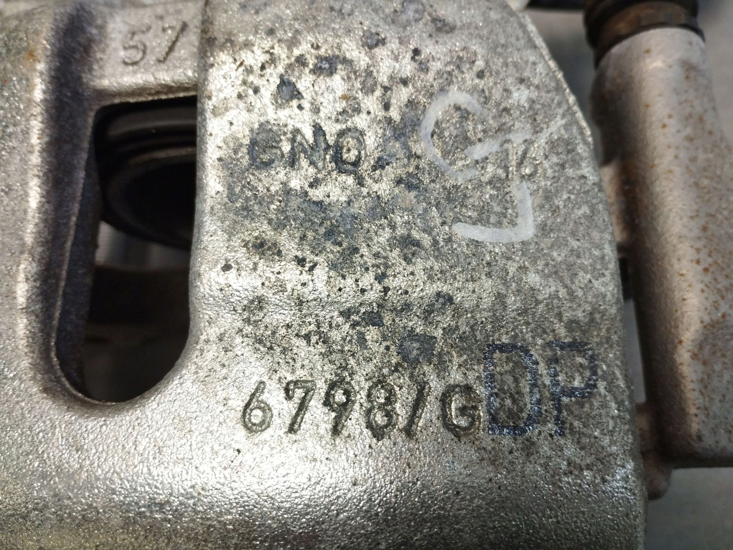 Audi Q3 F3 83A caliper left front 3Q0105H