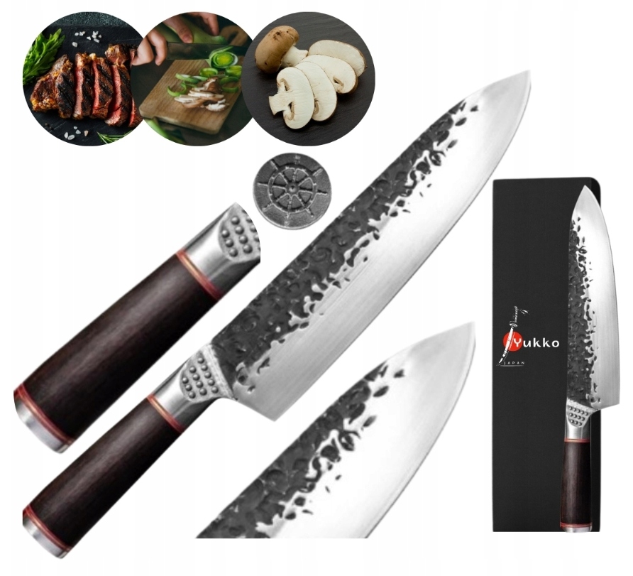 Nůž japonský šéfkuchaře velmi ostrý na krájení masa Zeleniny Krabička