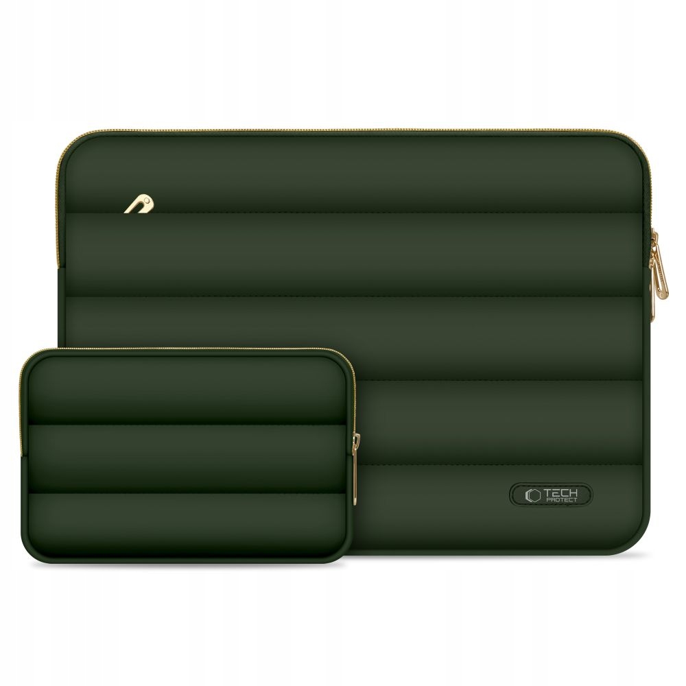 Uniwersalne Etui Na Laptopa Do 13-14 Cali Tech-protect Puffy Army Green