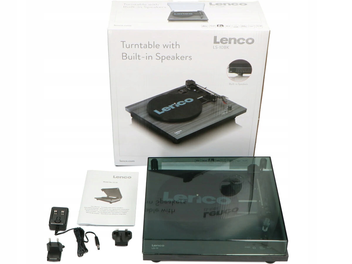 GRAMOFON LENCO LS-10 CZARNY Kod producenta LS-10BK