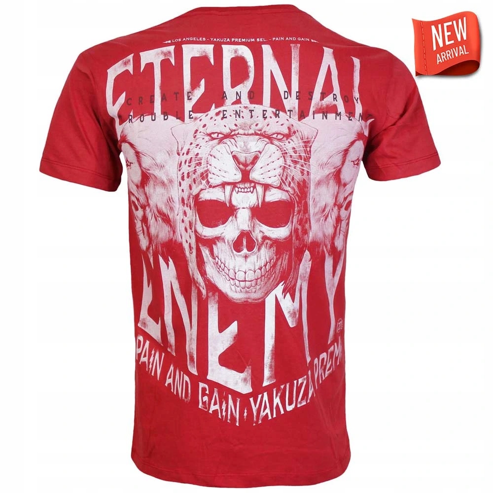 Tričko Yakuza Premium 3903 červené, Eternal Enemies La