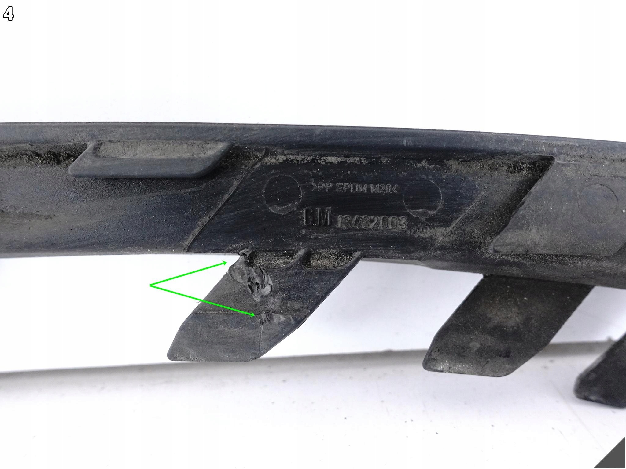 OPEL CORSA E V 14-19 moulding spoiler cover accessories W bumper front left