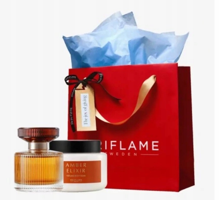 ORIFLAME набор Эмбер эликсир _ вода 50мл крем 250мл мешок