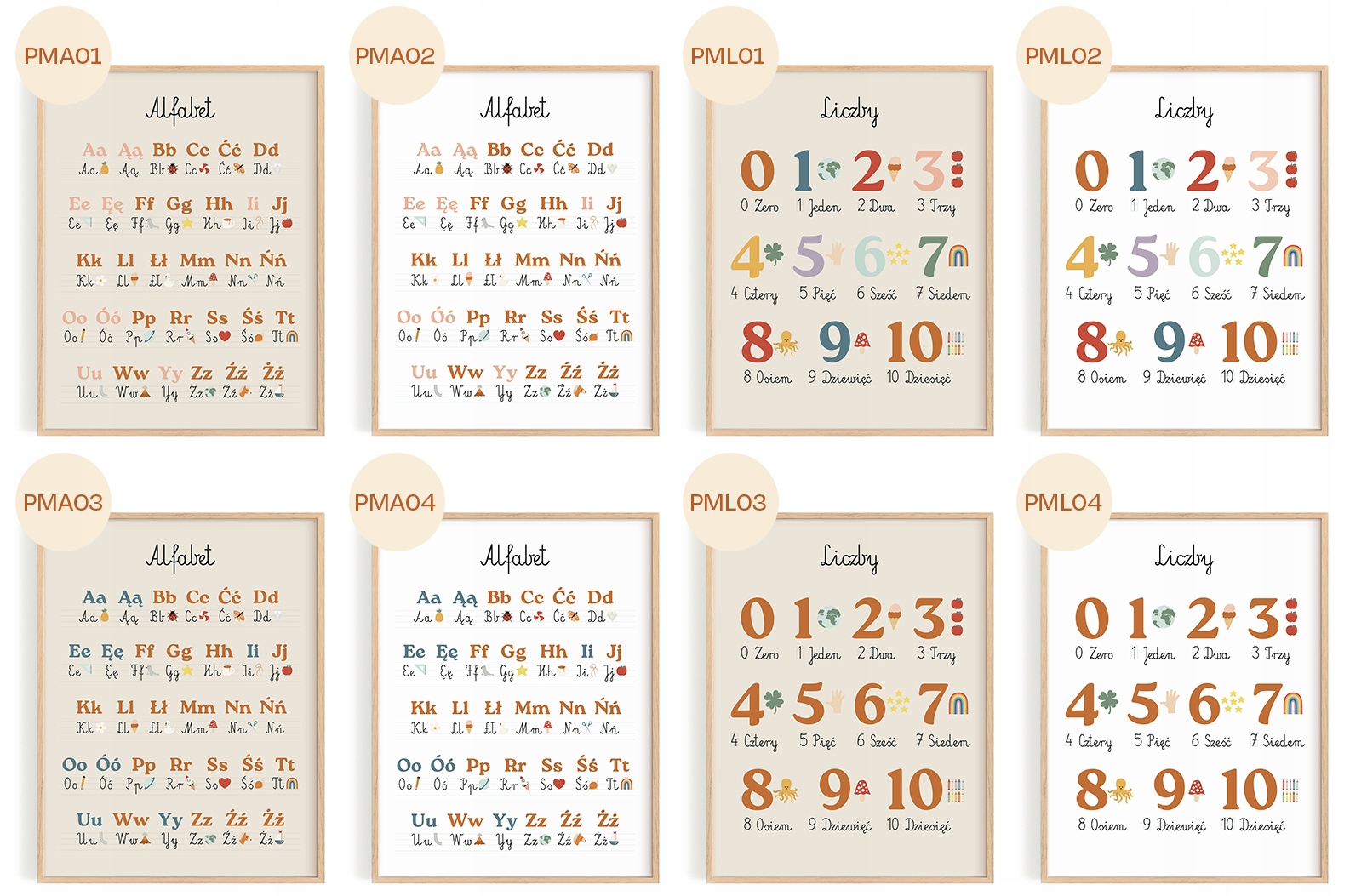 PLAKAT EDUKACYJNY dla dzieci 30x40 RÓŻNE WZORY mapa świata zabytki Bohater / Bajka Inny