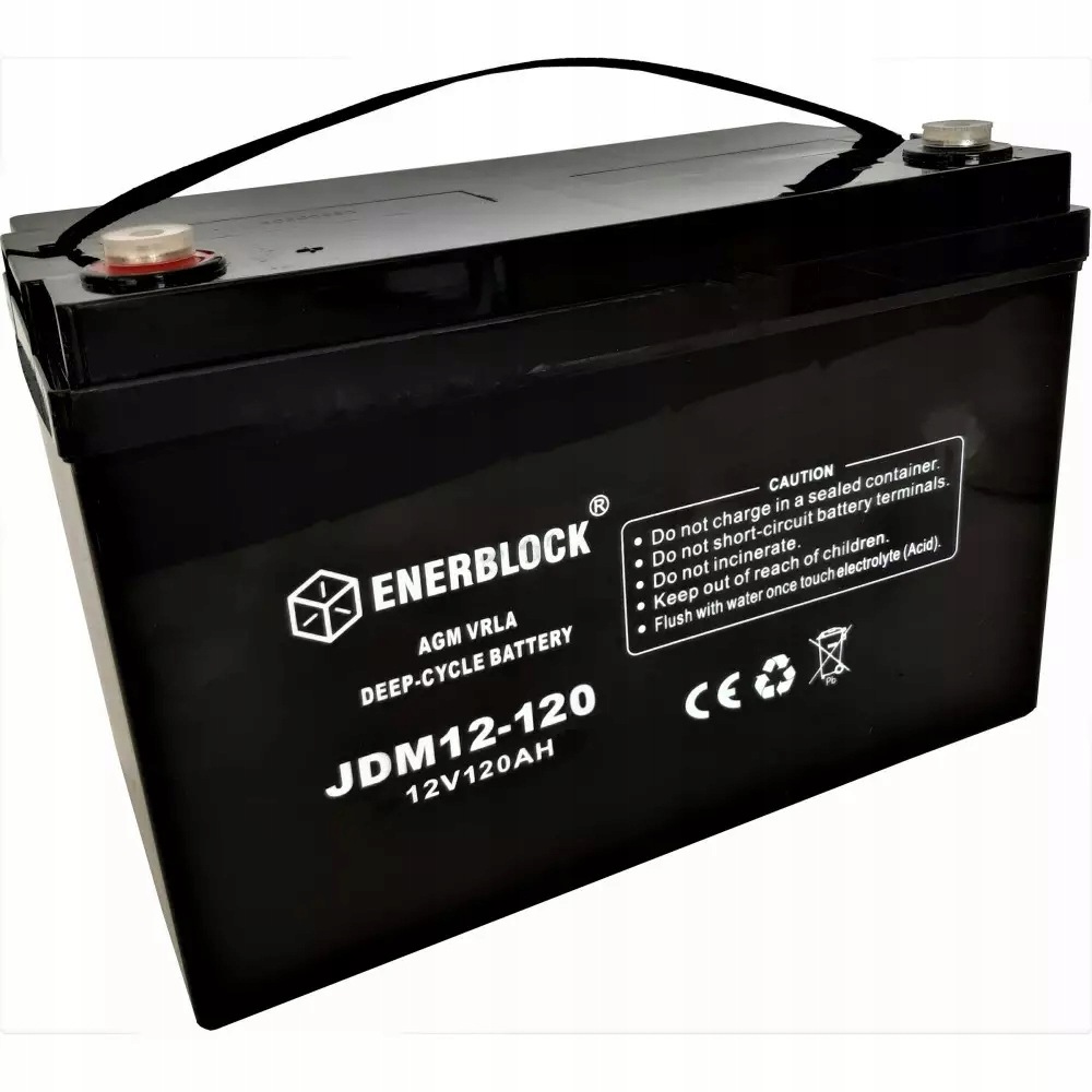 Akumulátor Jdm Agm Longlife /330X172X219/ Enr 120AH/12V |JDM12-120| +L/M8