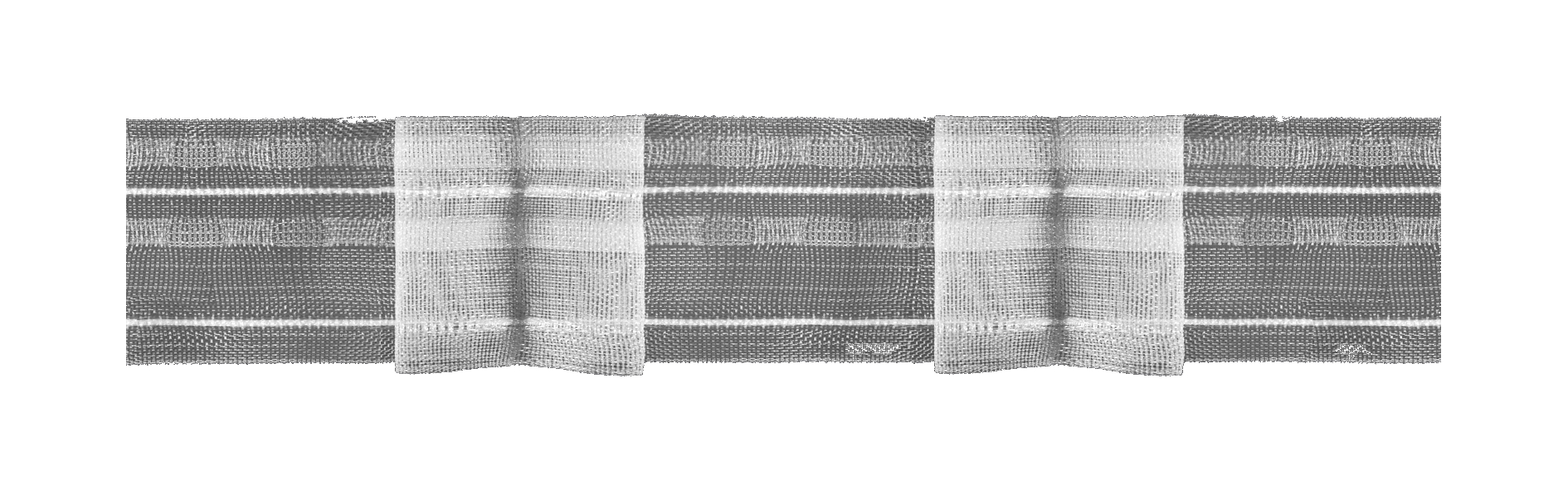 Taśma marszcząca do firan MOTYLEK 7 CM