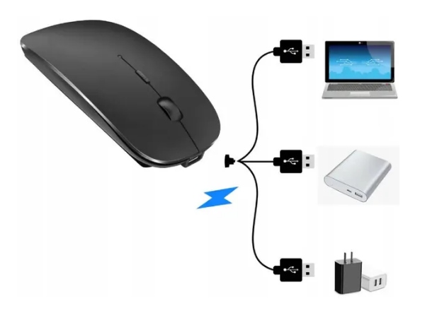 MYSZ BEZPRZEWODOWA OPTYCZNA PODŚWIETLANA MR 12 MYSZKA BLUETOOTH BEZKLIKOWA Sensor optyczny