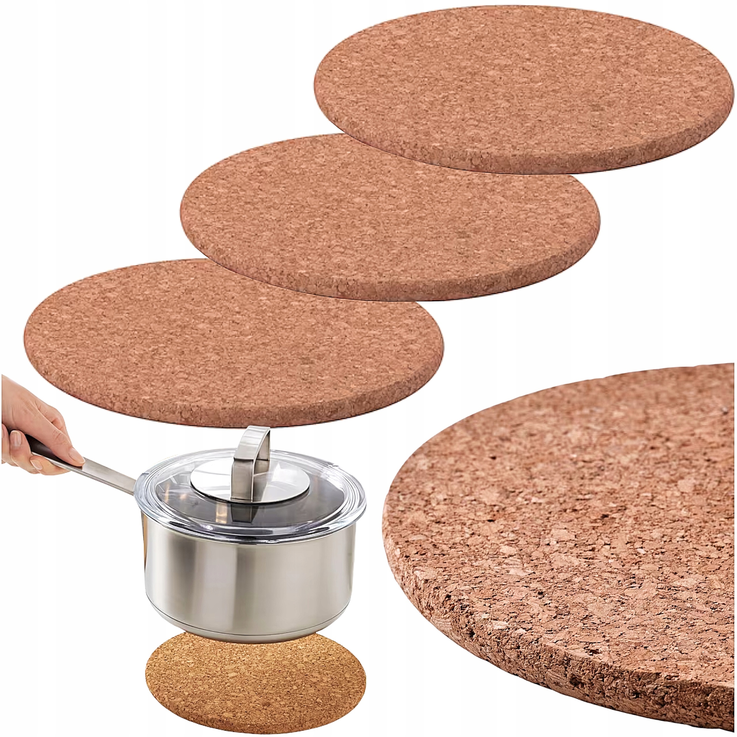 

Ikea Heat Podstawki Pod Garnki Korkowe 19CM 3 Szt