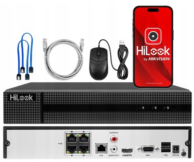 Ip rekordér Hikvision pro 4 kamery Poe 4K 8MP Nvr