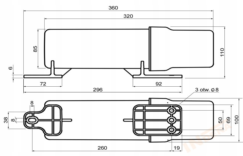 TUBA NARZĘDZIOWA kufer pojemnik na narzędzia Producent inny