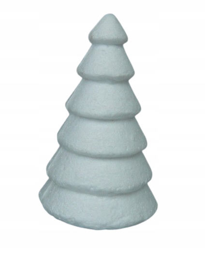 Kształtki styropianowe choinka okrągła 3D choinki makieta styropian 6cm
