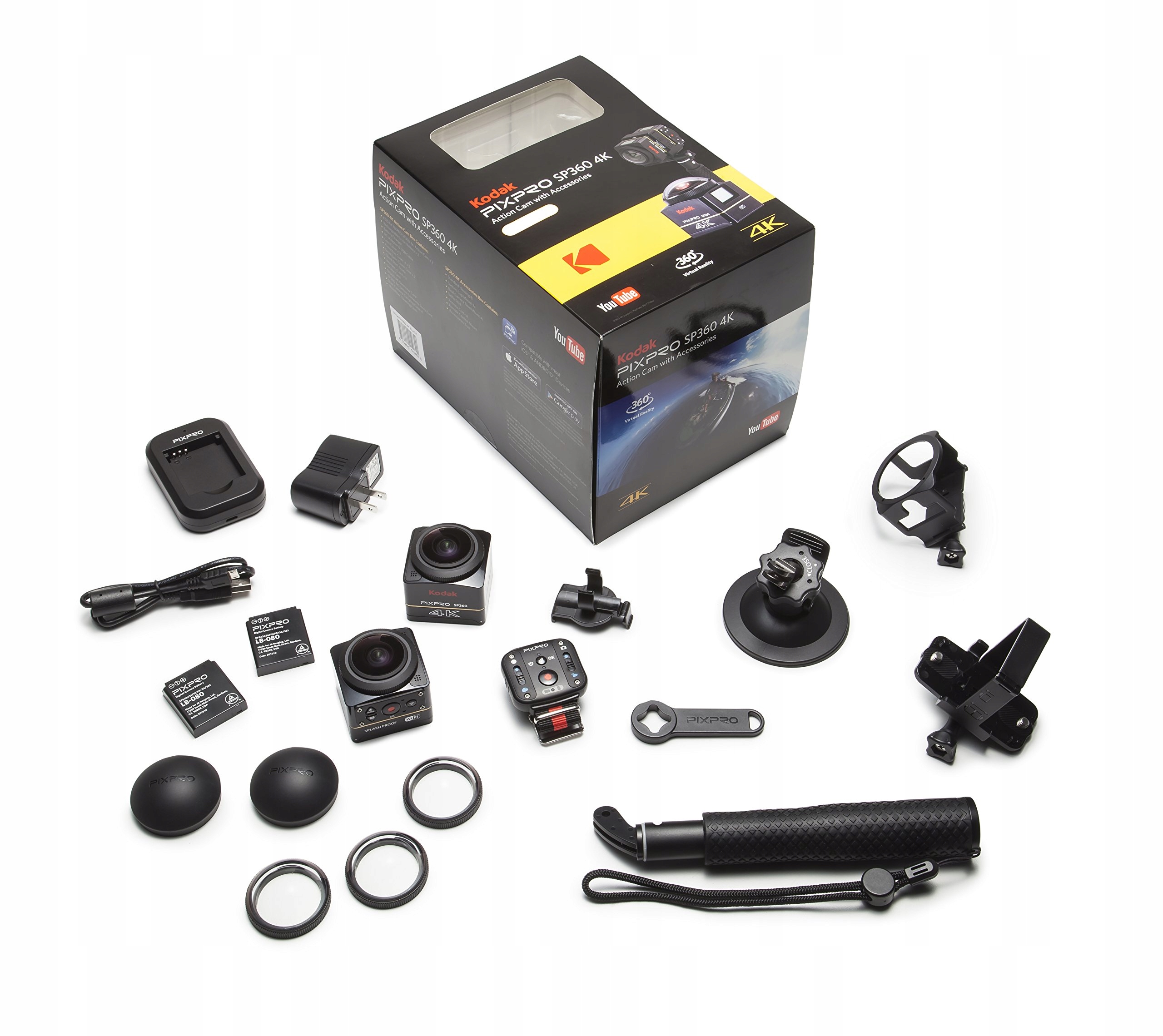 KODAK PixPro Kamera Akcji 4K SP360 Zestaw Podwójny — miniatura 3