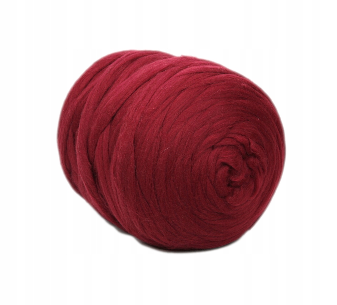 Česací vlna na pletení přikrývek 4,5kg Bordo