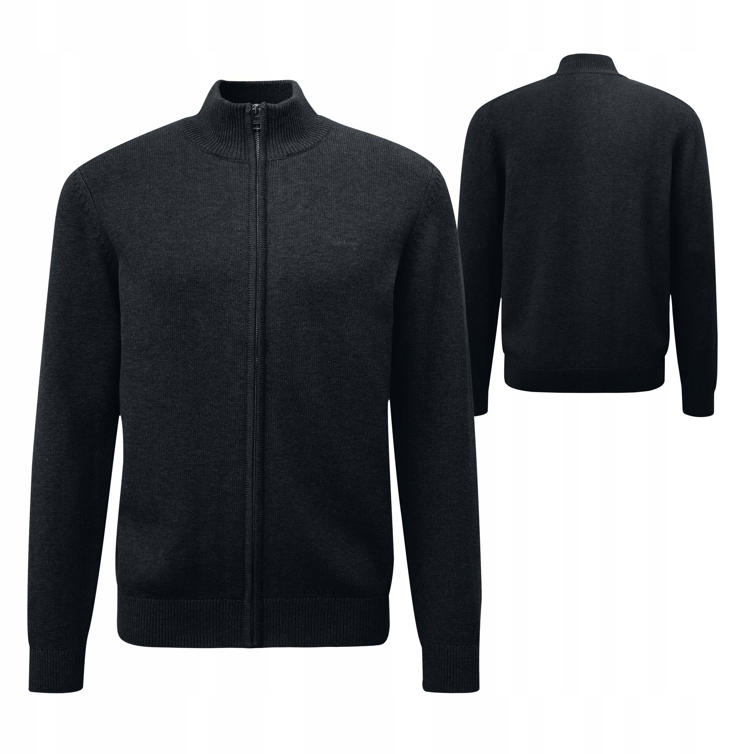 Sweter męski s.Oliver rozpinany granatowy XXL