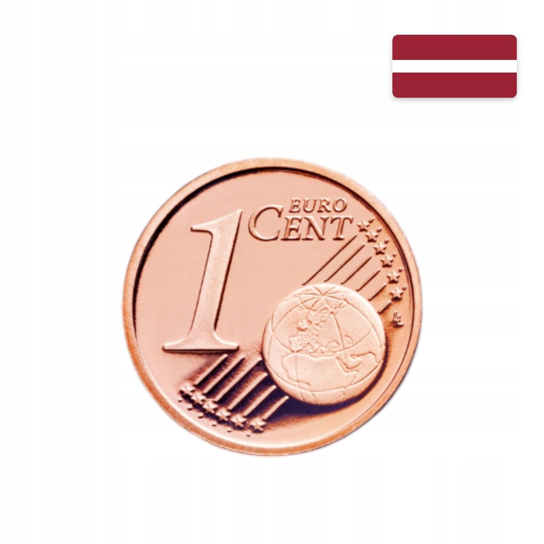 Moneta – Łotwa – 1 eurocent – 2014 – UNC