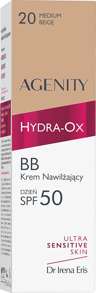 Eris Agenity Hydra-ox Nawilżający Krem Bb SPF50 Medium Beige 20