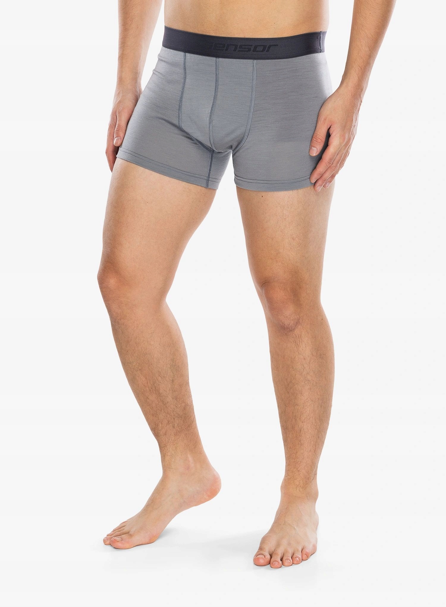 Termoaktivní boxerky Sensor Merino Active Boxers šedá/šedá M