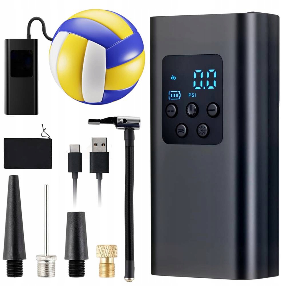 Kompresor Na Kolo Do Auta Vzduchová Pumpa 3000MAH Akumulátorový