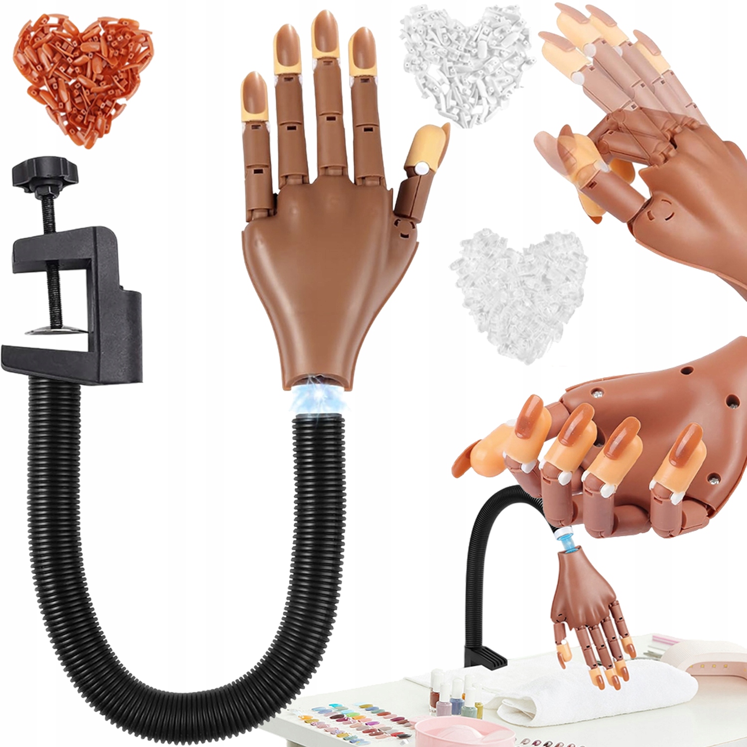 prst na cvičení, dlaň na cvičení nehtů, model na cvičení nehtů