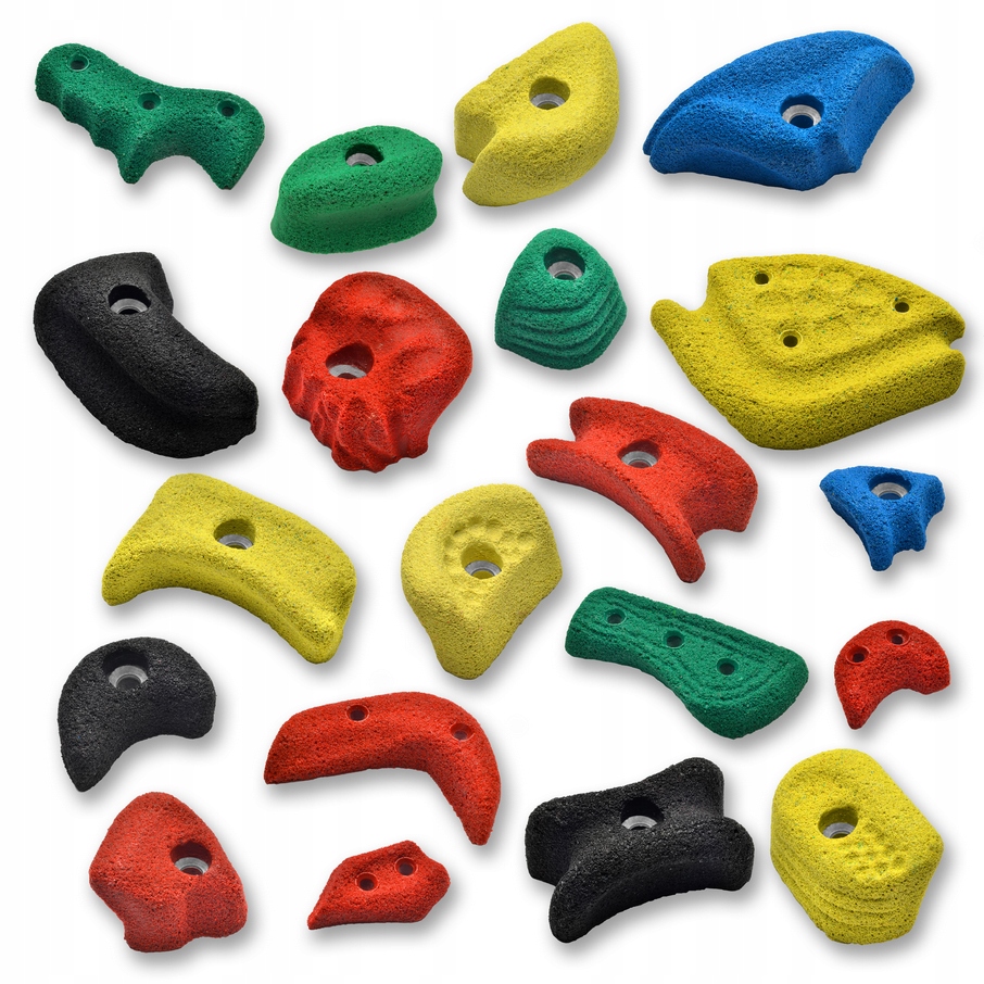 == CHWYTY WSPINACZKOWE 21 szt ===