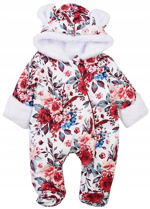 KOMBINEZON PAJAC OCIEPLANY FUTRO BAWEŁNA 80 L46E Marka Nicol