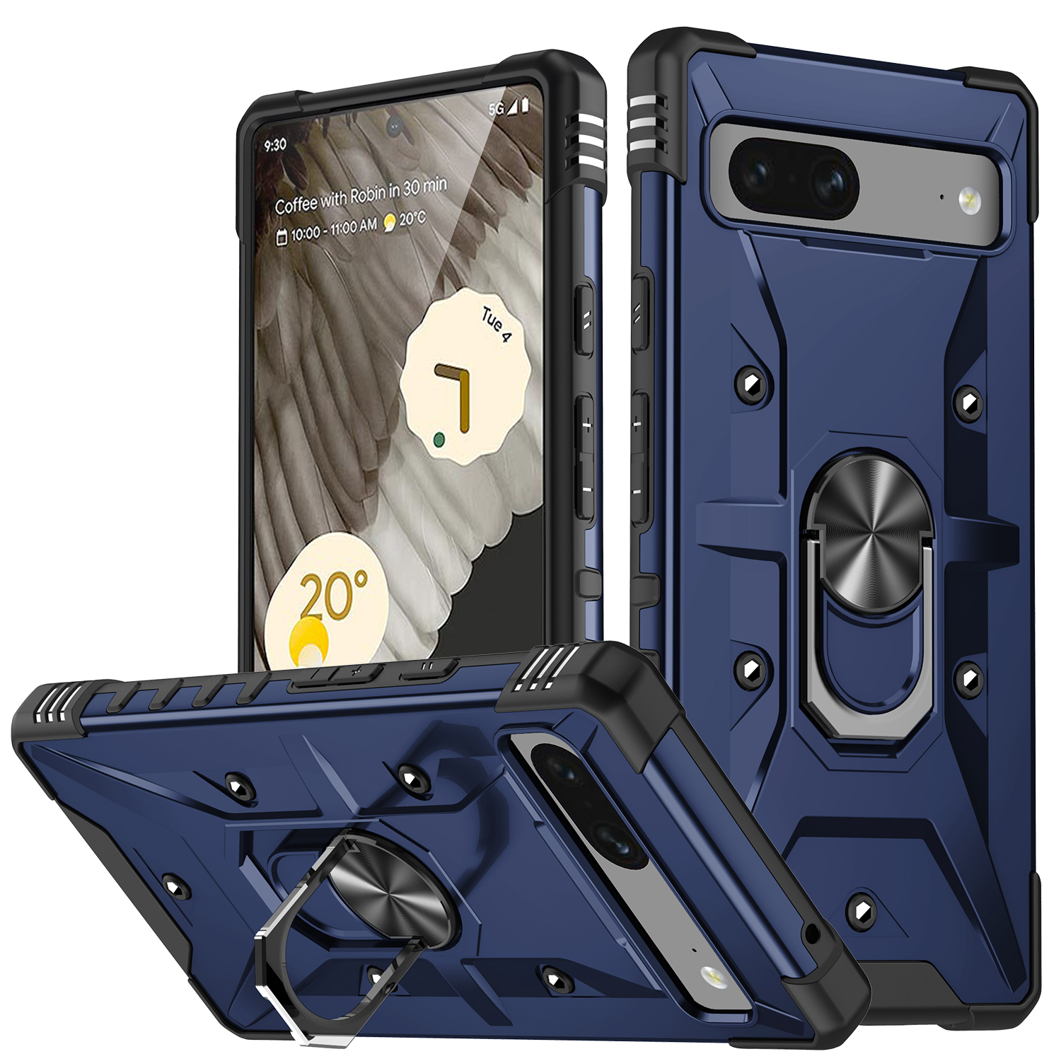 

Etui Pancerne Obudowa Ring do Google Pixel 7 Pro
