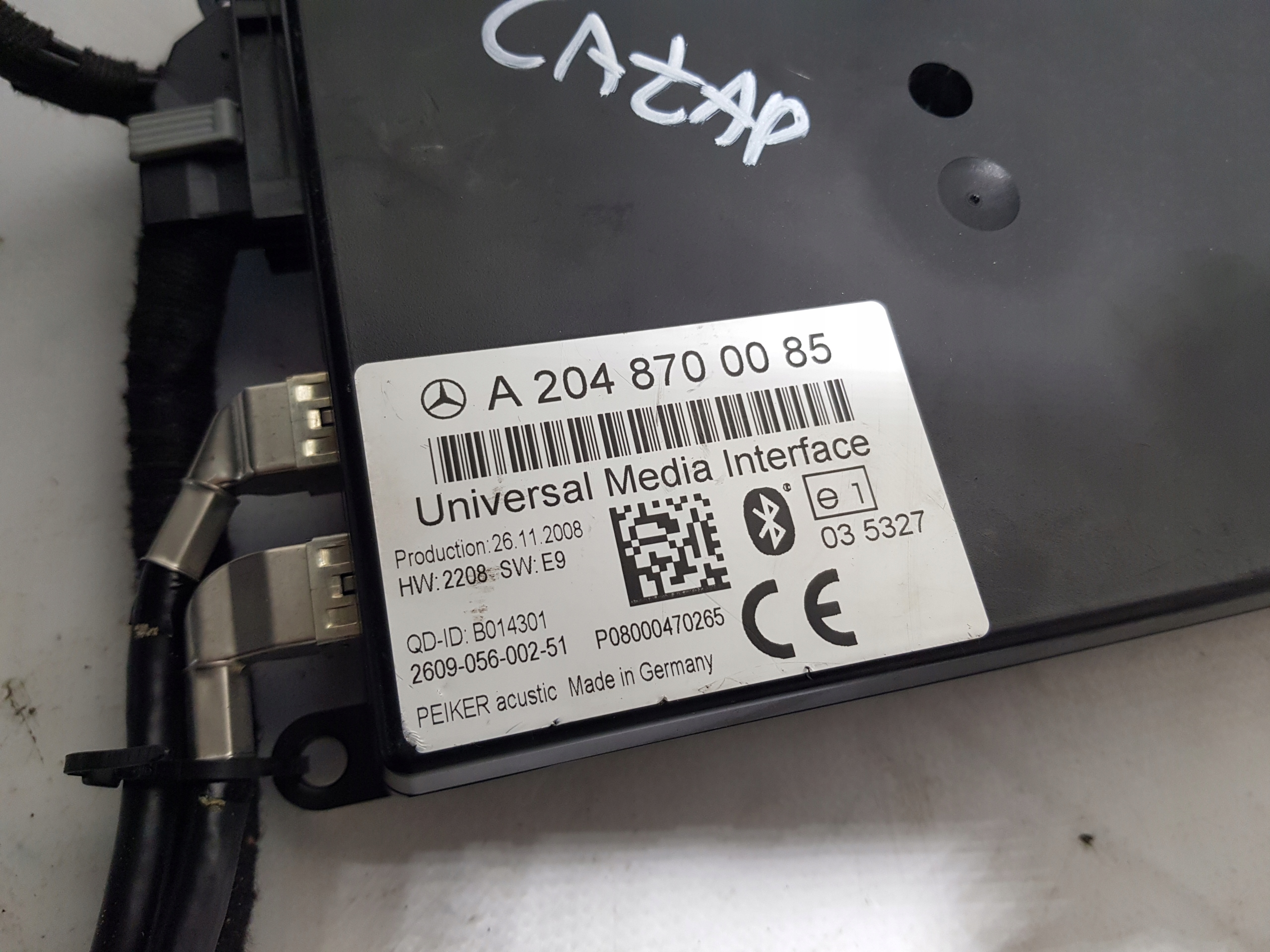 MERCEDES W204 module BLUETOOTH 2048700085