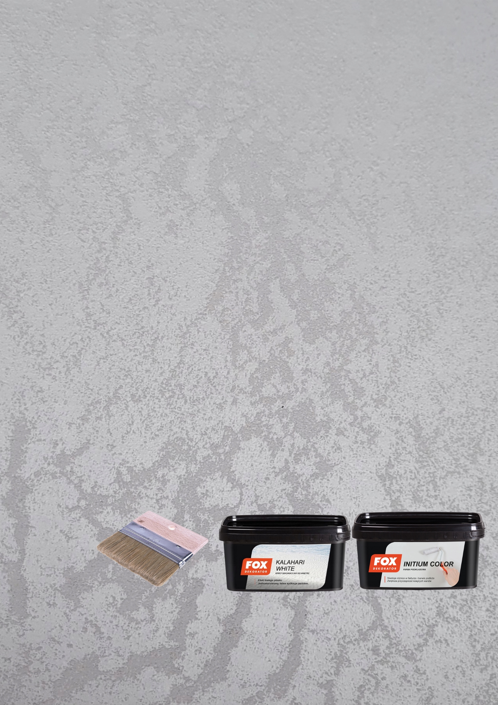 Fox Dekorátor Kalahari White Set Na 24-30 M2-JASNO Šedý